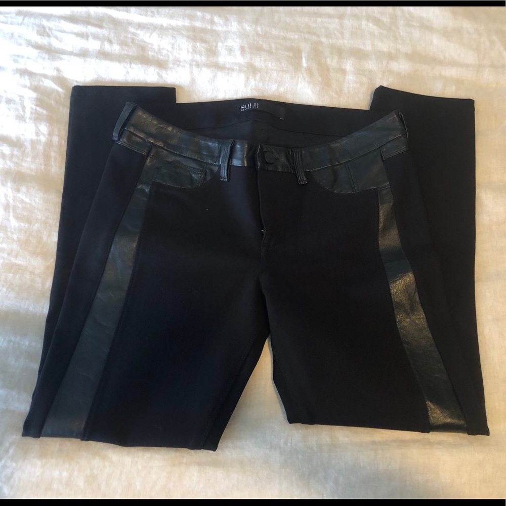 SOLD Design Lab Soho Skinny w/Black Leather 30